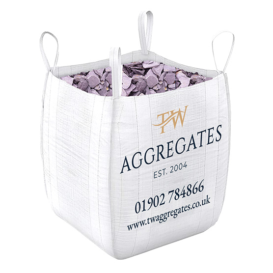 Plum Slate 40mm 850kg Bulk Bag - Image 2